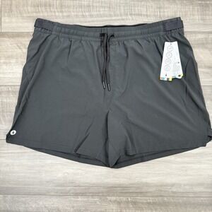 SmartWool Mens Active Lined‎ 5" Shorts Black Drawstring Size XXL NWT